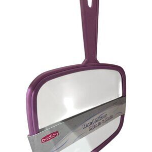 Hand Held Mirror with Pink Frame